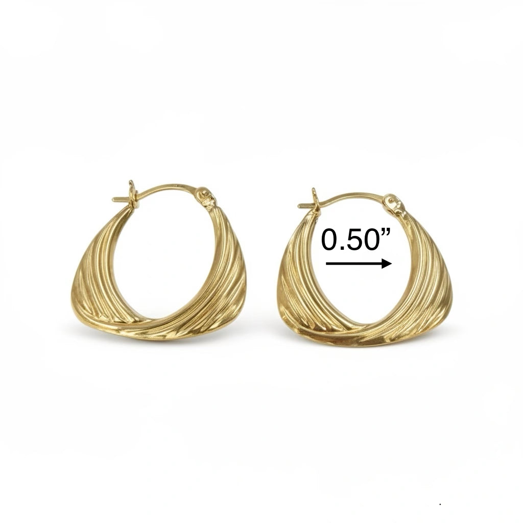 Argollas pequeñas 10k