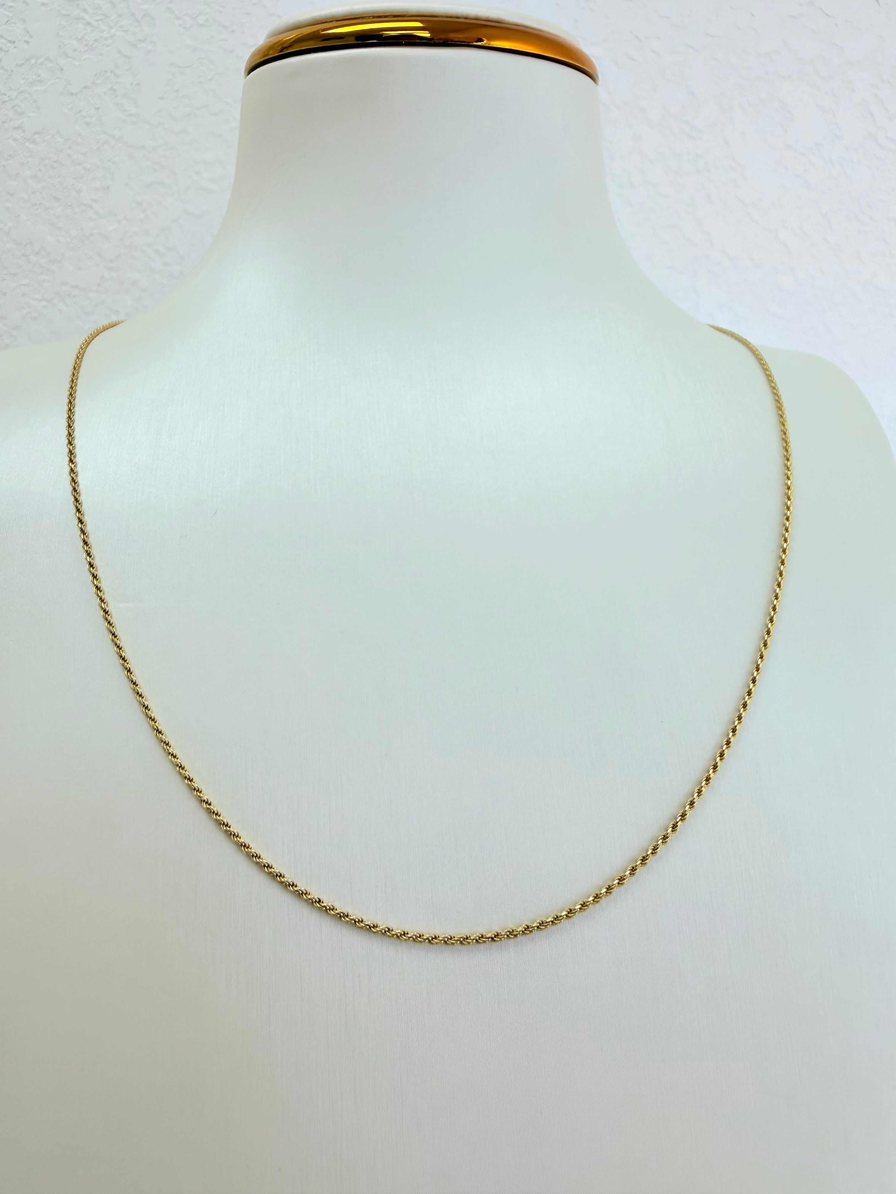 Cadena Torzal 14k