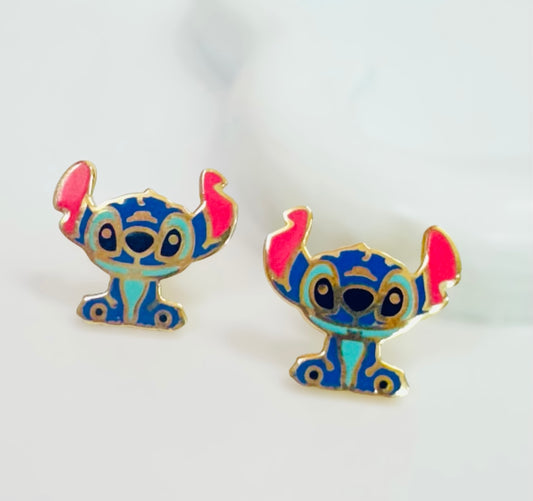 Aretes Stich 14k