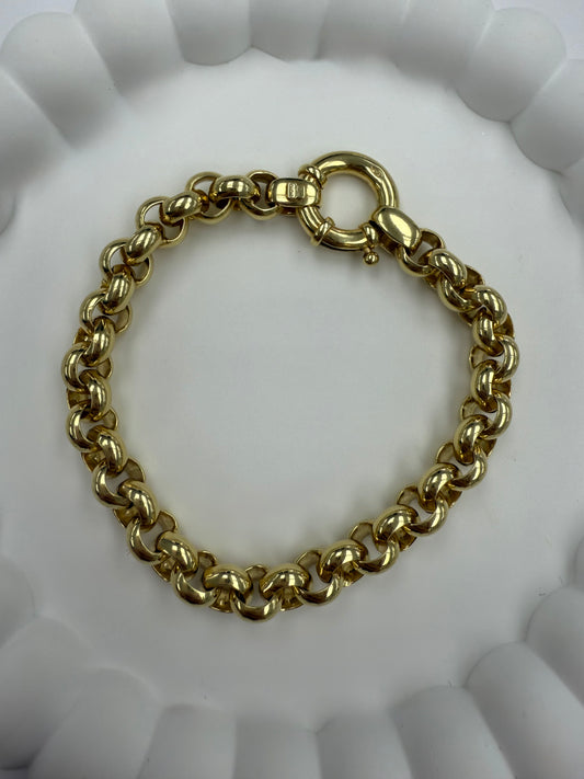 Pulsera rolo 10K