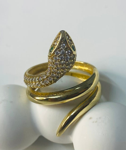 Anillo de Serpiente 14k