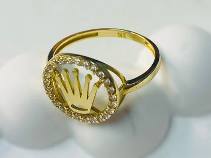 Anillo de Corona 14k