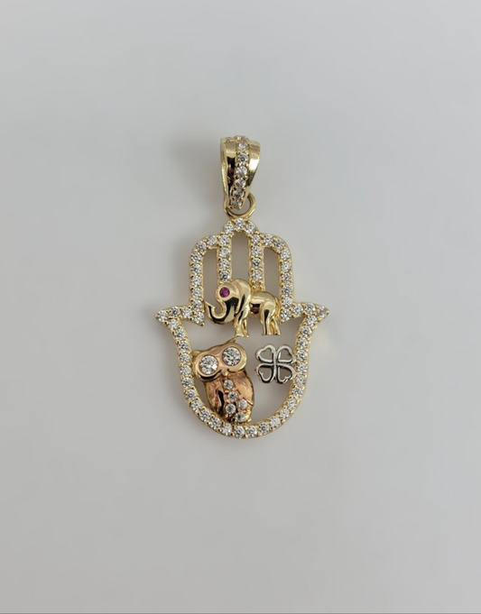 Dije de la mano de fatima 14K