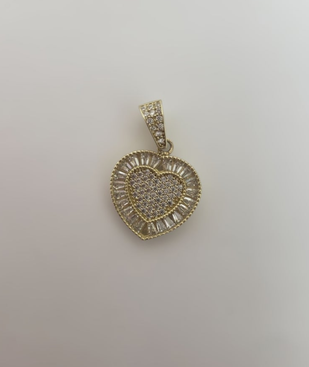 Dije de corazon 10K
