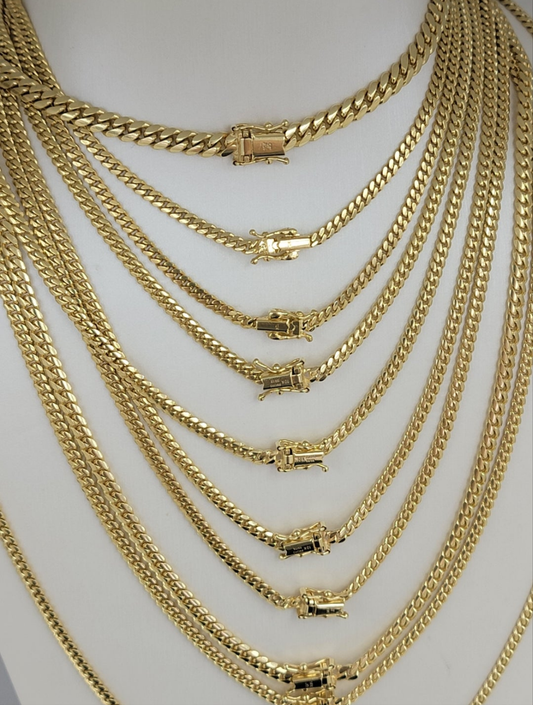 Cadena Cuban Link 10K y 14k