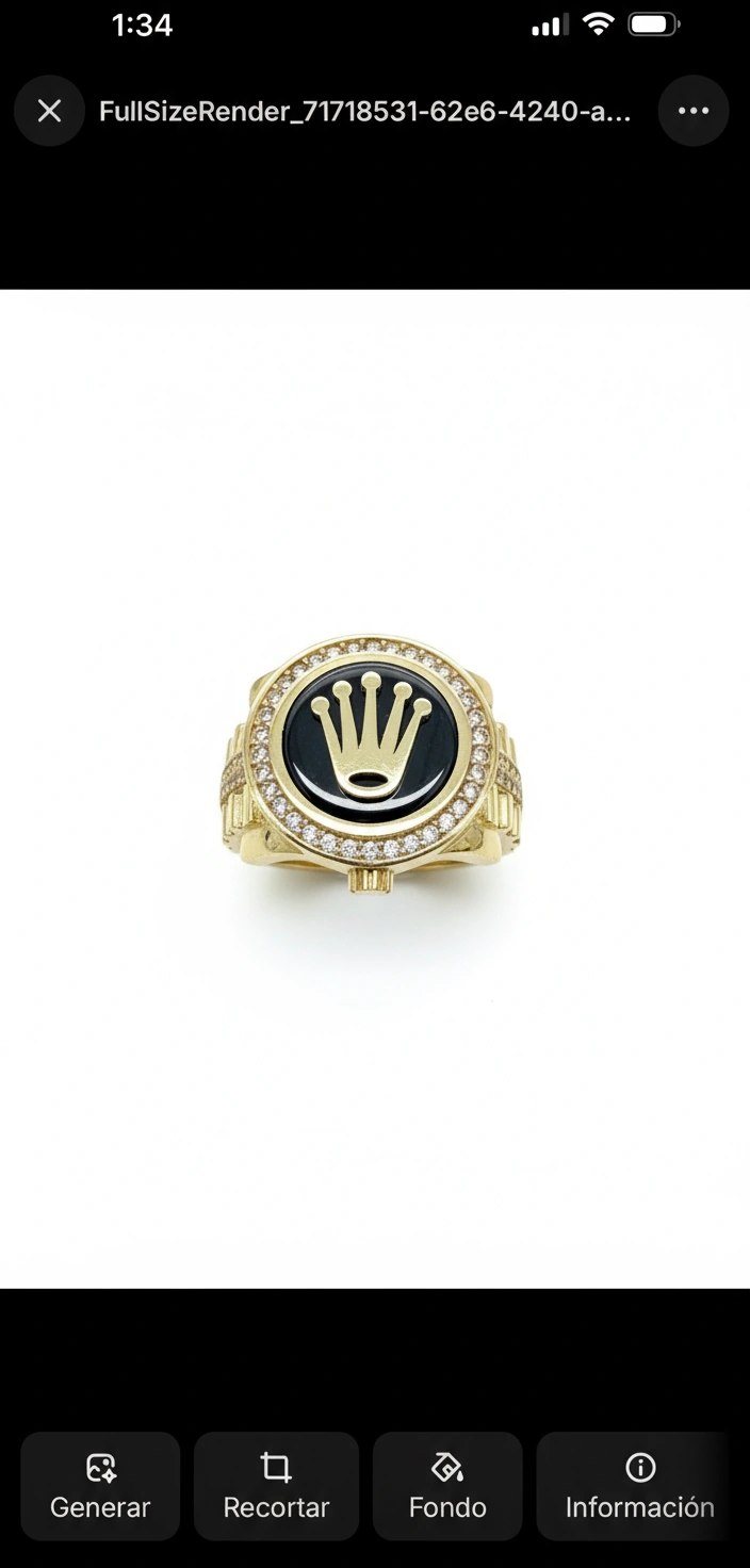 Anillo de hombre 10k