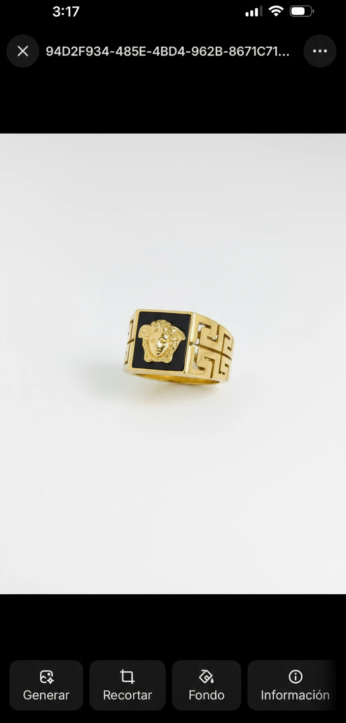 Anillo de medusa 14K