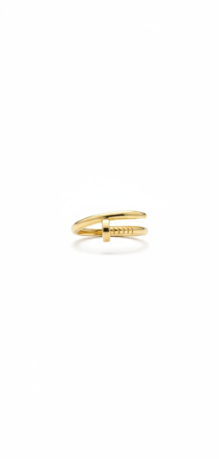 Anillo clavo 10K y 14K