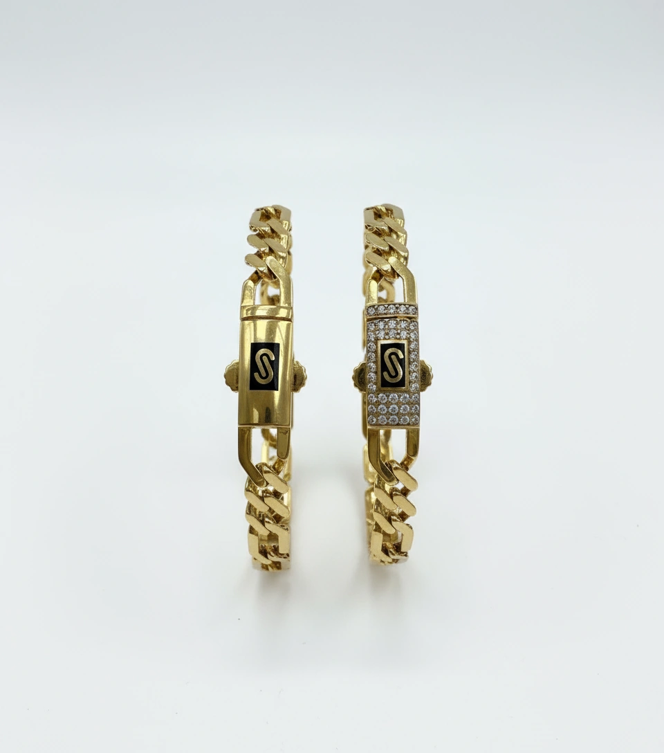 Pulsera Mónaco fígaro 14K