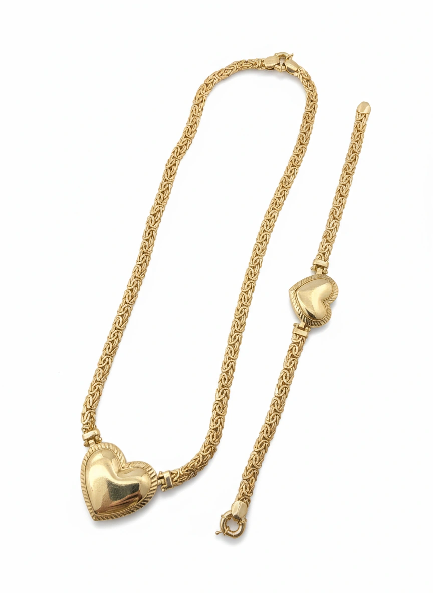 Byzantine set with hearts 10K