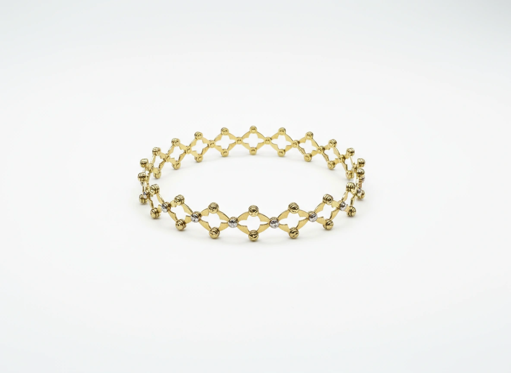 Pulsera anillo ajustable 14K