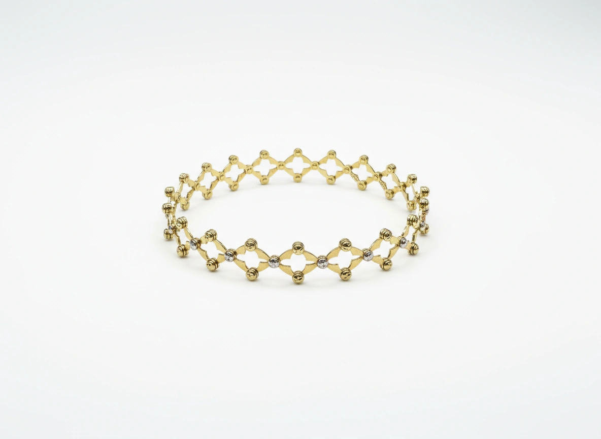 Pulsera anillo ajustable 14K