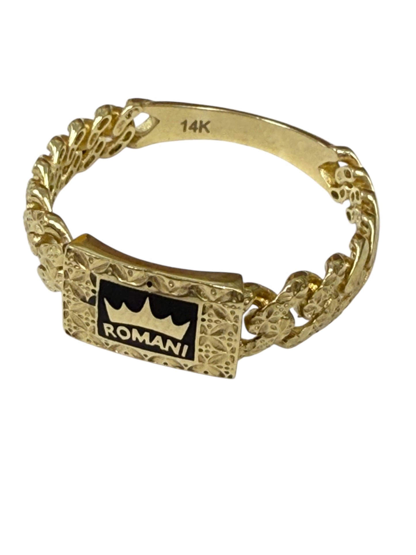 Anillo romani 14k