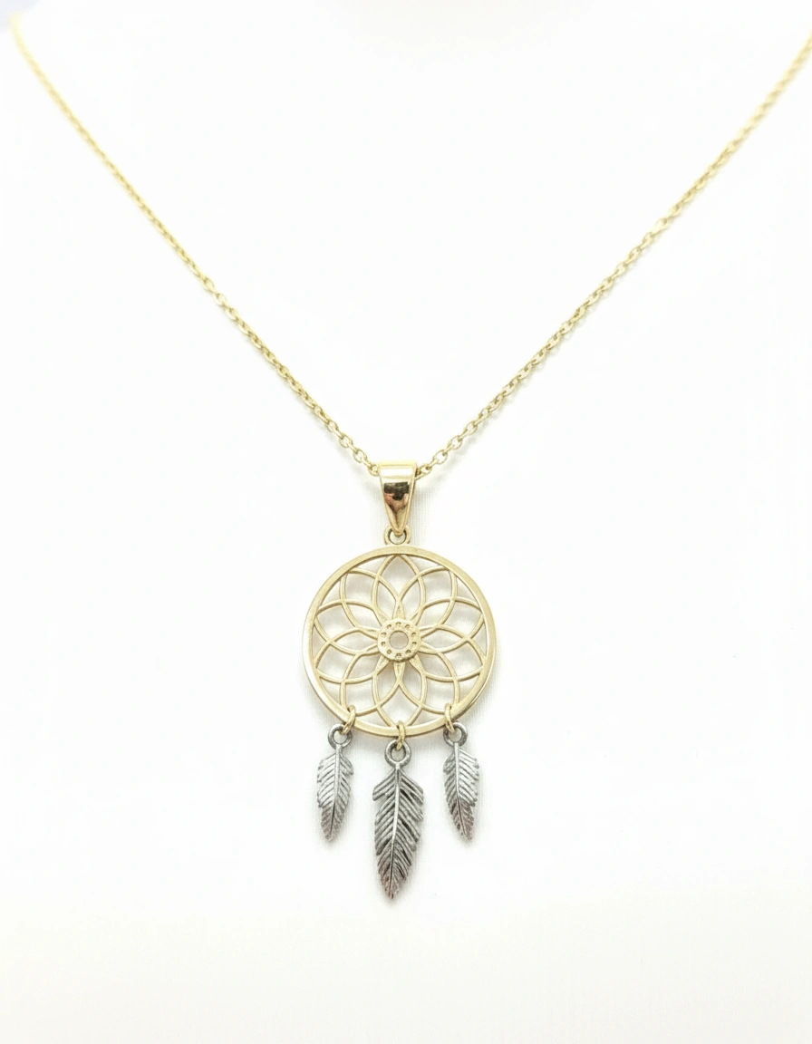 Cadena atrapa sueños 14k