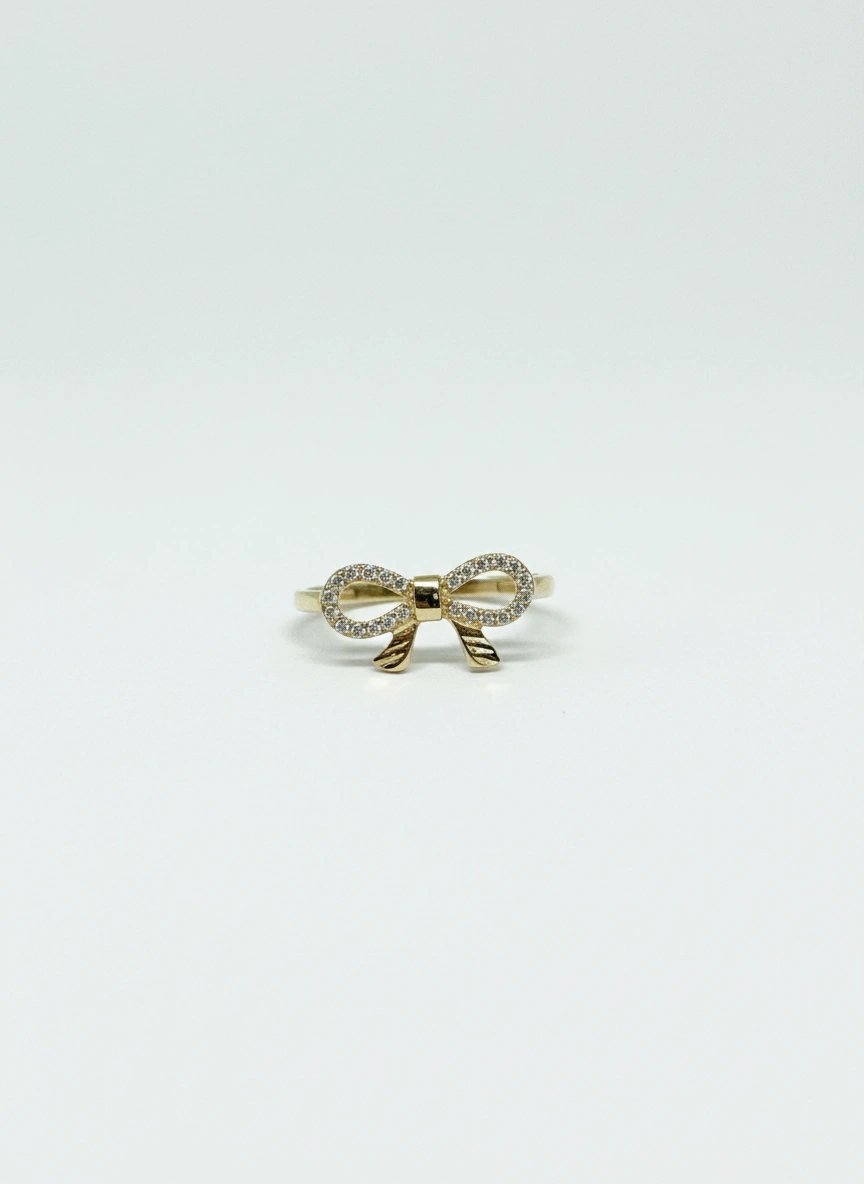 Bow ring 14K