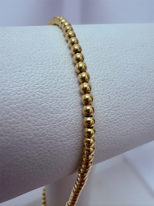 Pulsera de balines liso
