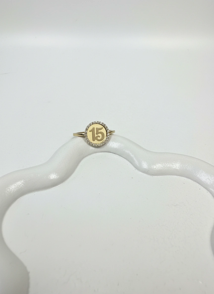 15 year old ring 14K