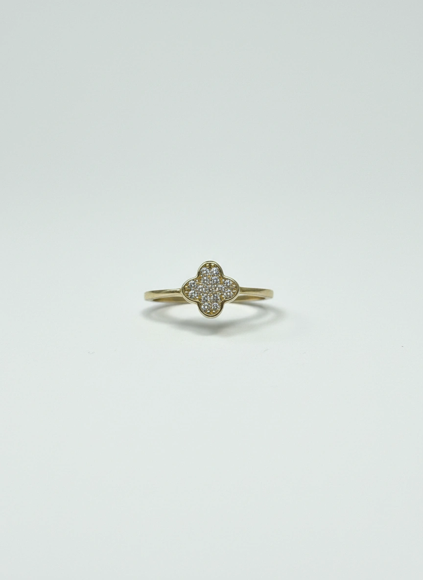 Flower ring 10k