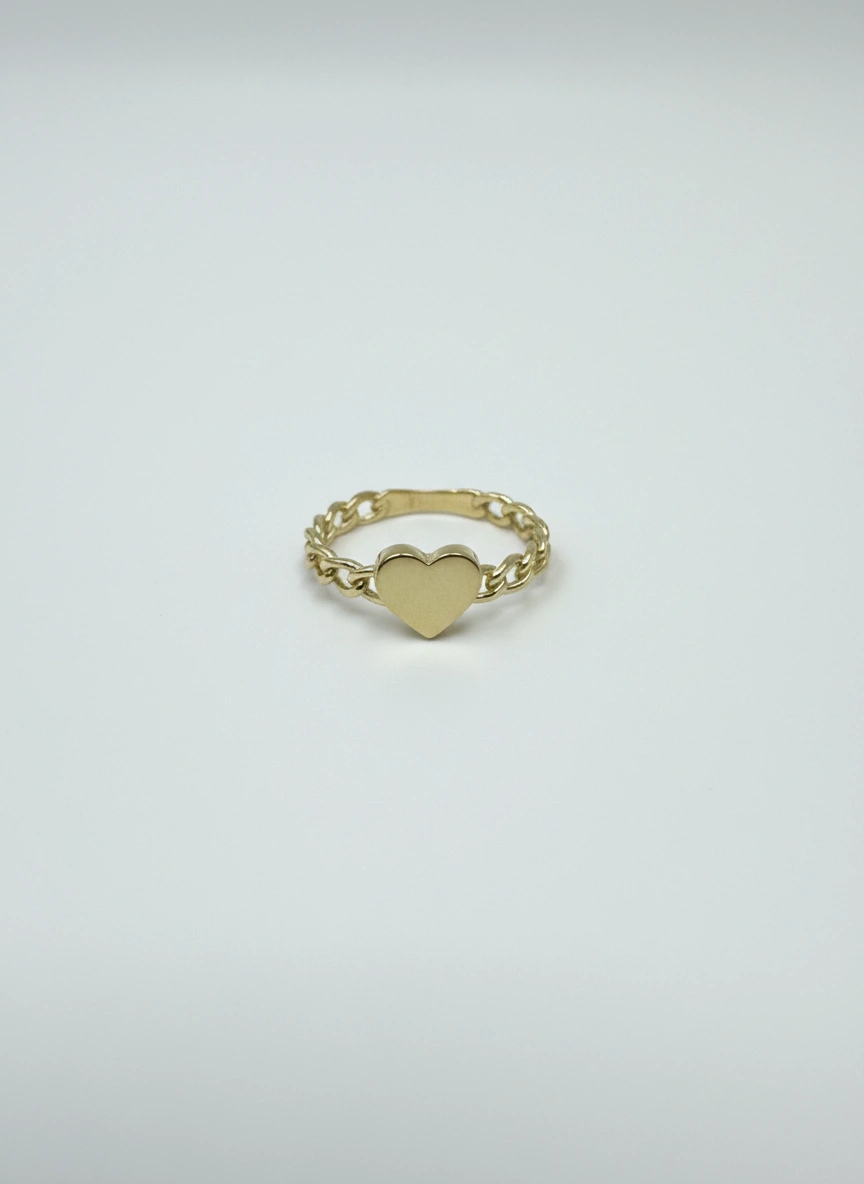Heart ring 10k