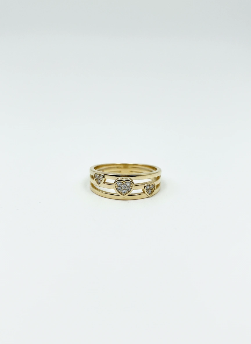 3 band ring 10k