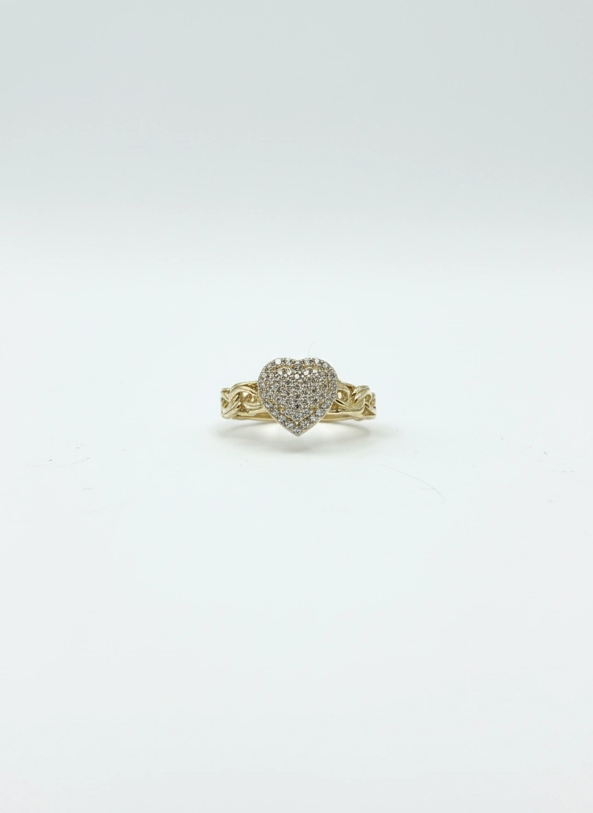 Heart ring 10k