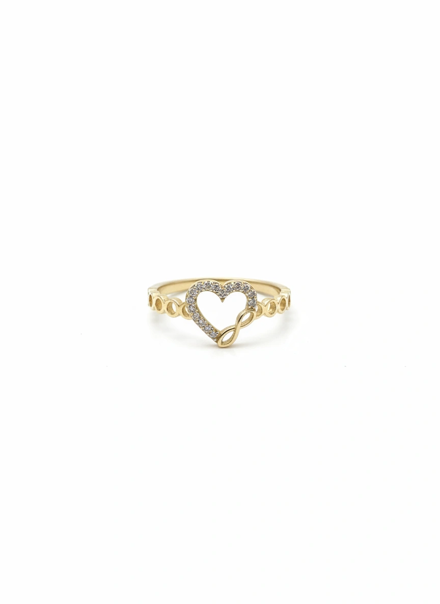 Heart ring 10k