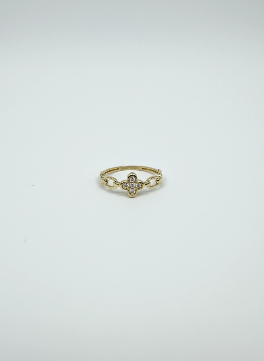 Flower ring 10k