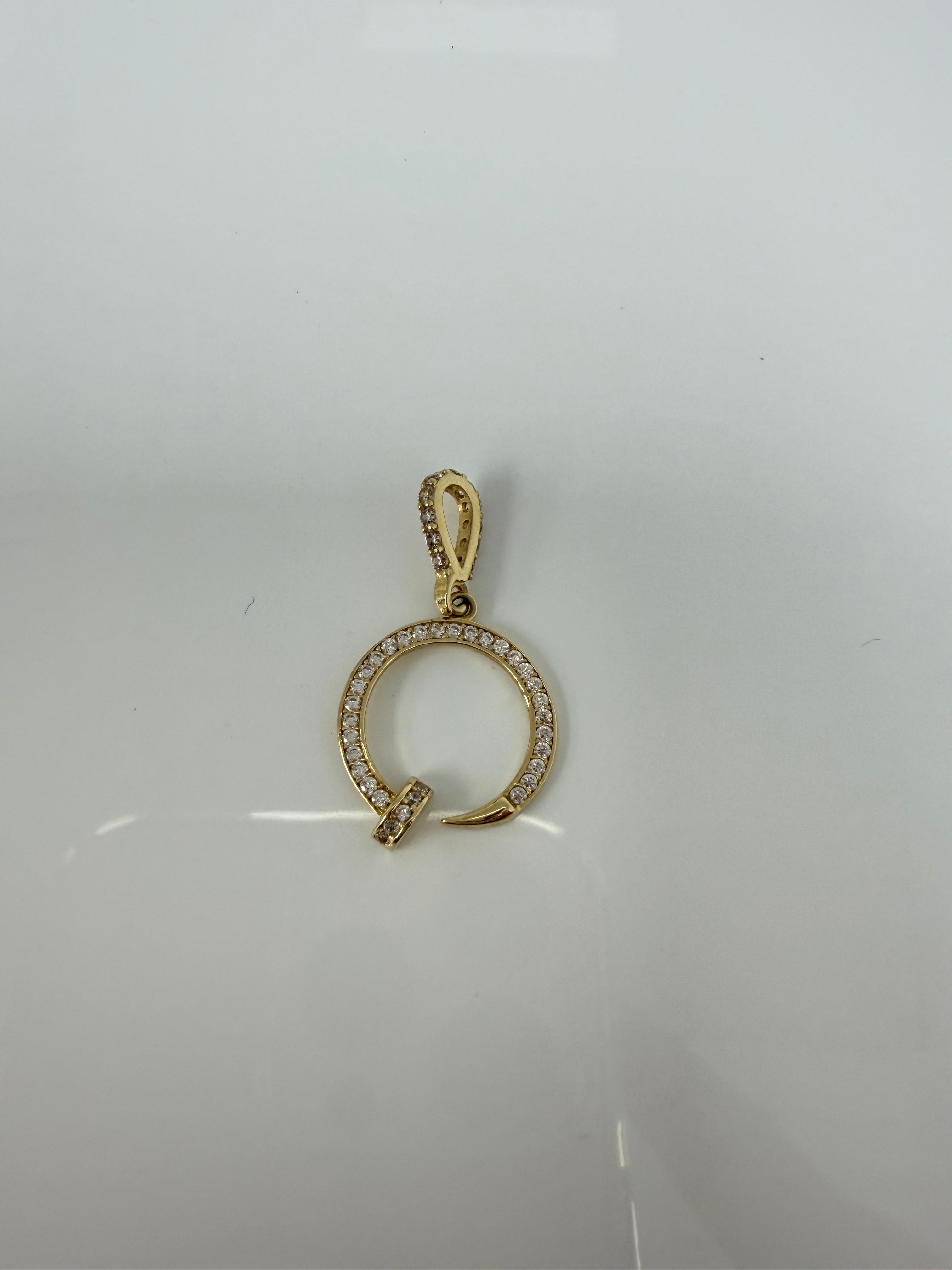 Dije clavito oro 14k