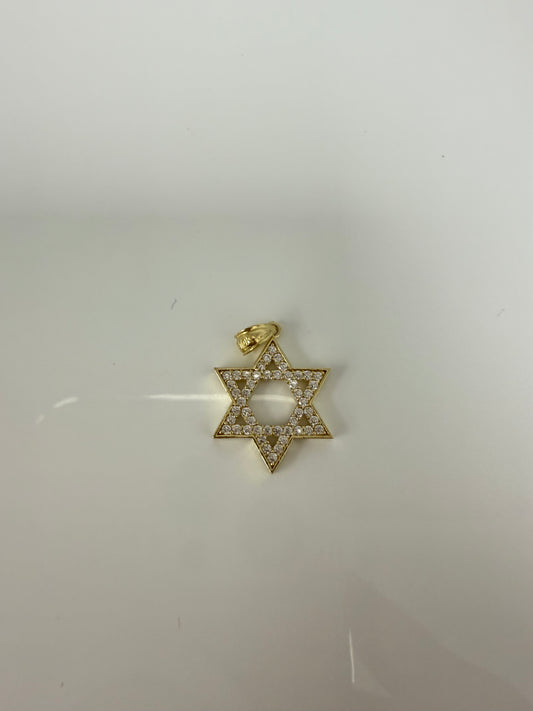 Dije de la estrella de David oro 10k