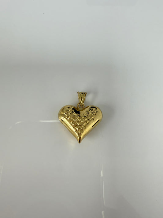 Dije de corazón reversible 10k
