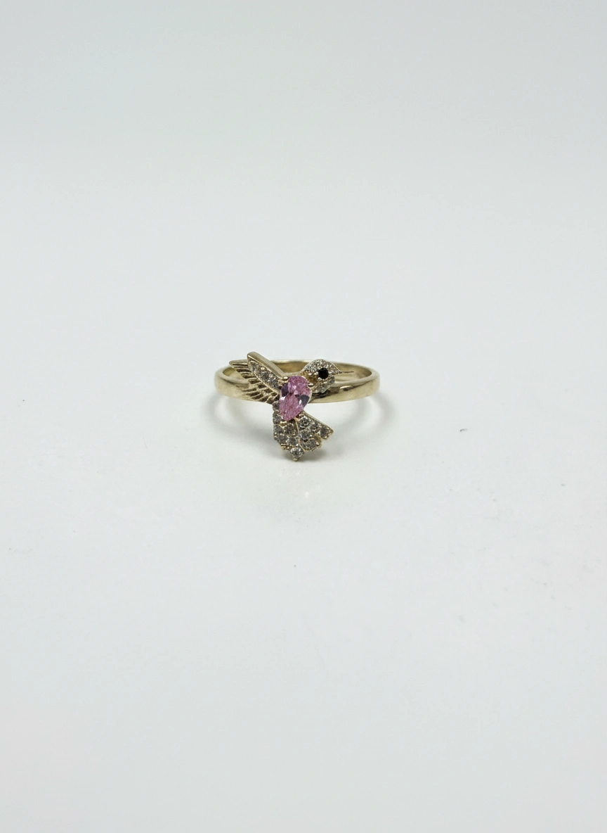 Hummingbird ring 10k
