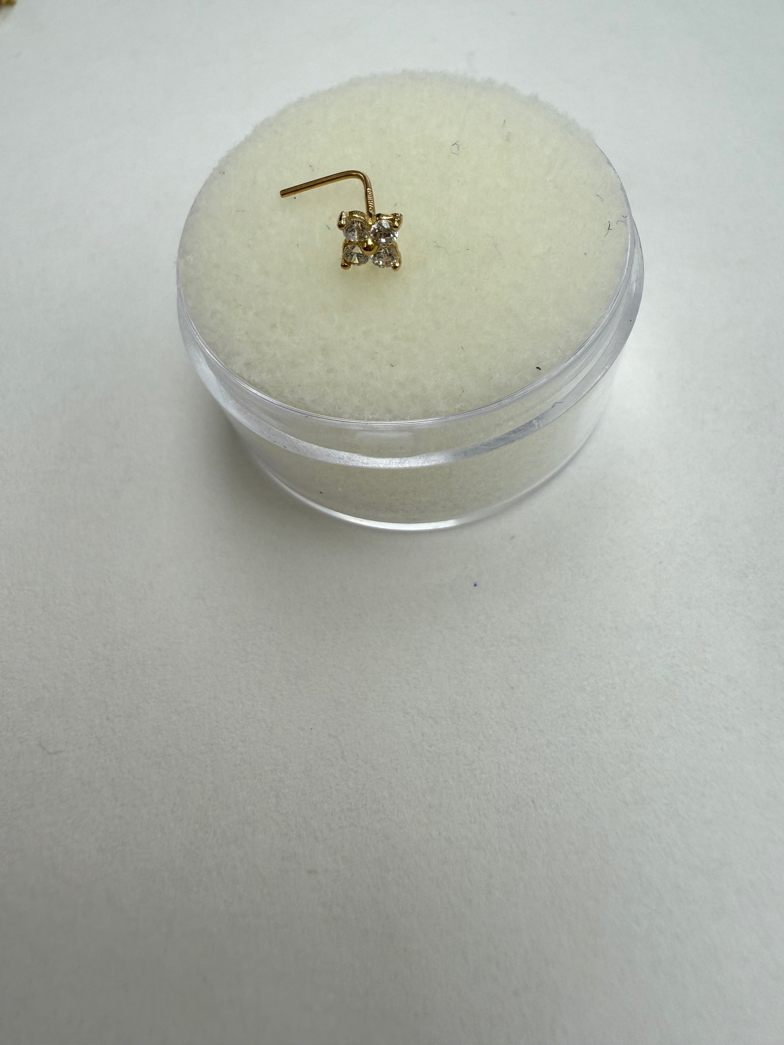 Piercing de nariz oro 14k