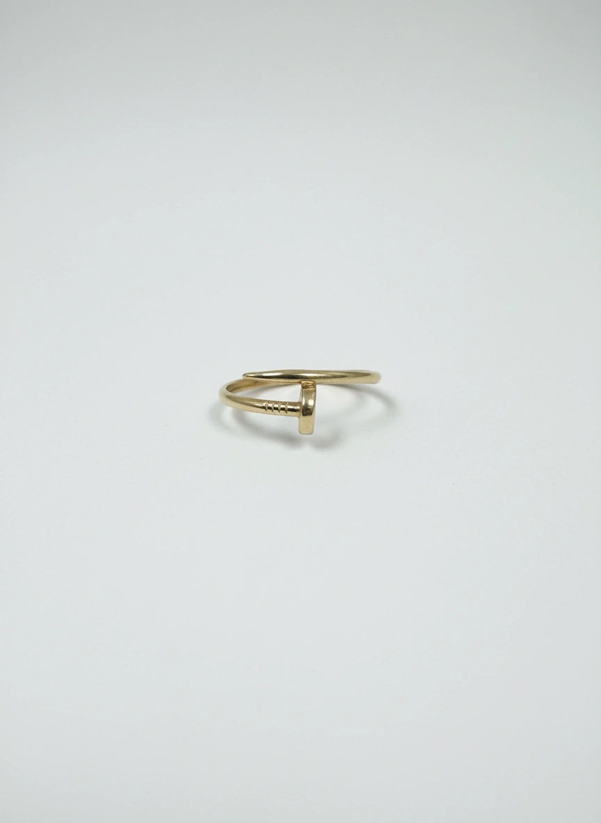 Nail ring 14k