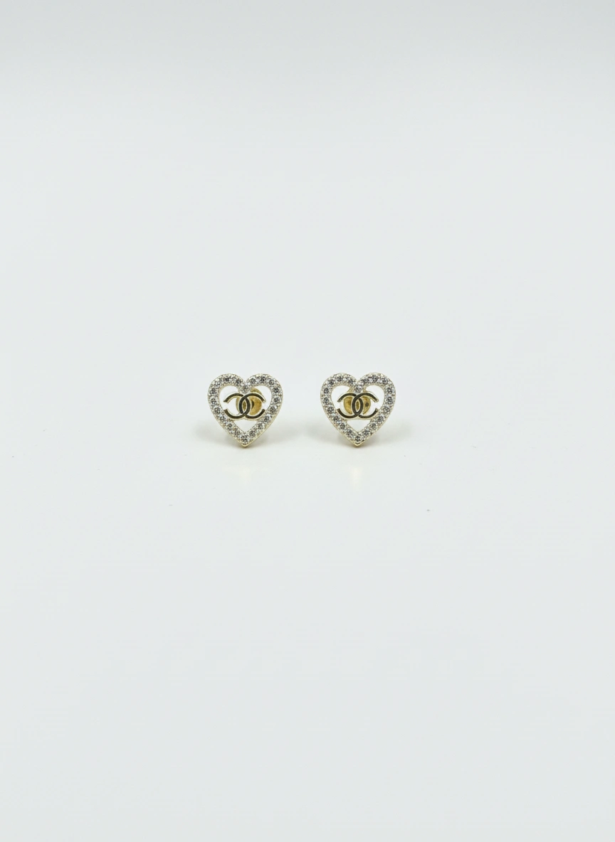 Heart earrings 10K