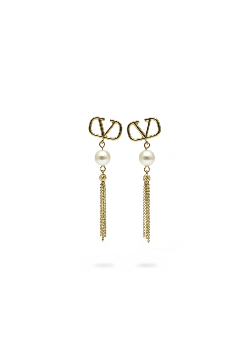 Hanging earrings 10K