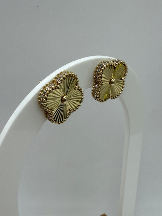 Aretes de clover 10K