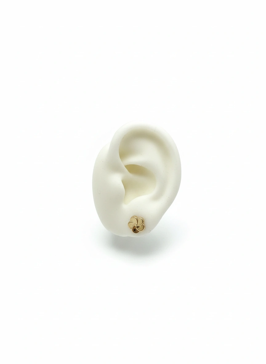 Flower Earring 14K