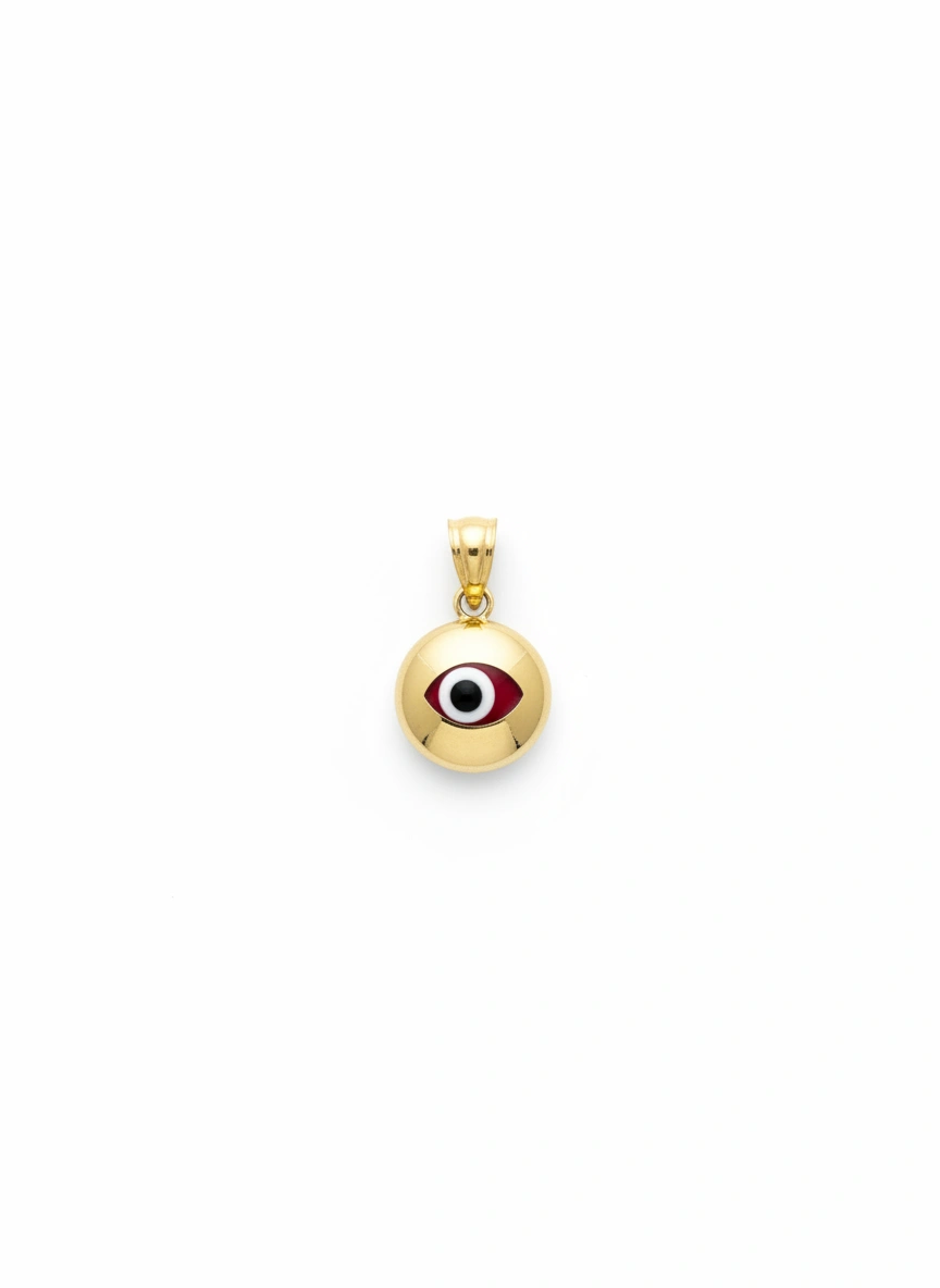 Turkish Eye Pendant 10k