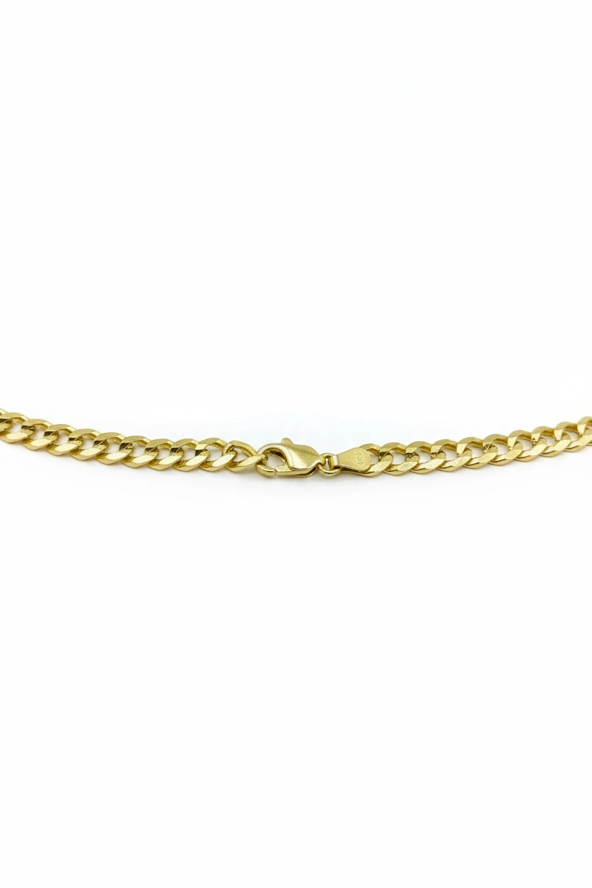 Cadena corte brillo 10k 4.6mm grosor