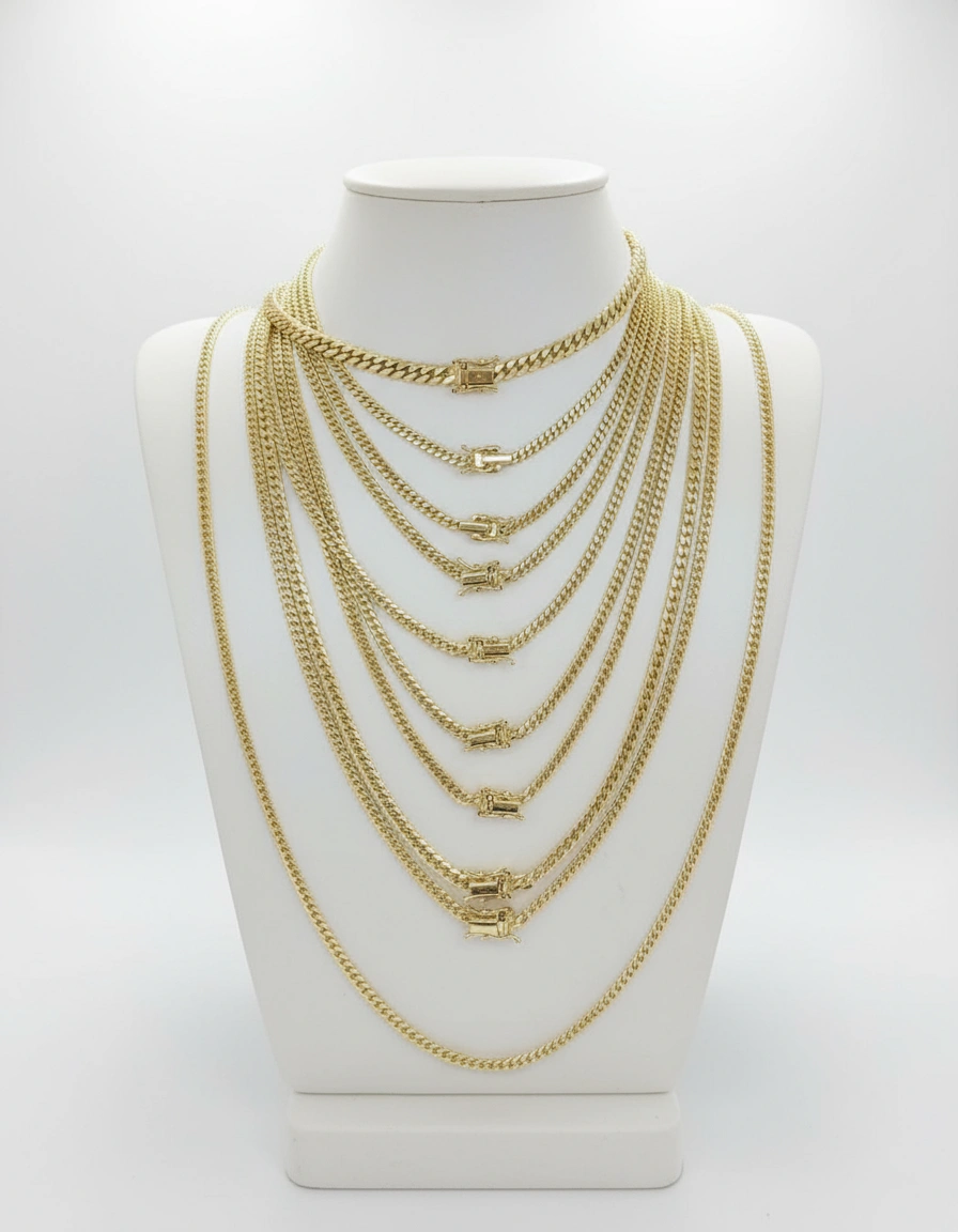 Cadena Cuban Link 10K y 14k