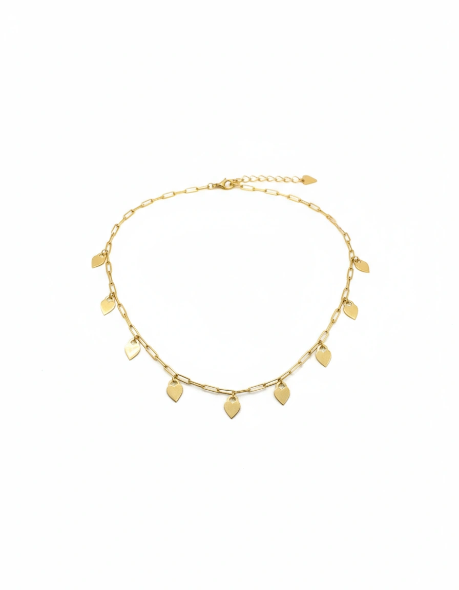 Cadena peiper de corazones