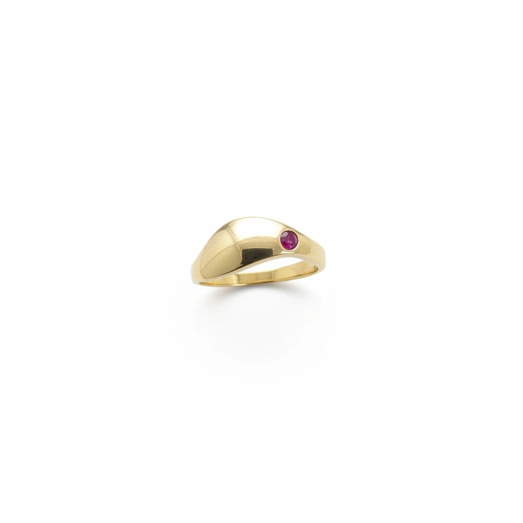 Anillo 10k - Rosa