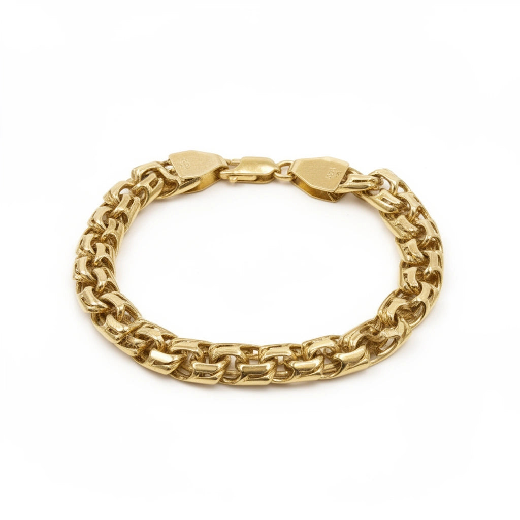 Pulsera tejido chino 14k