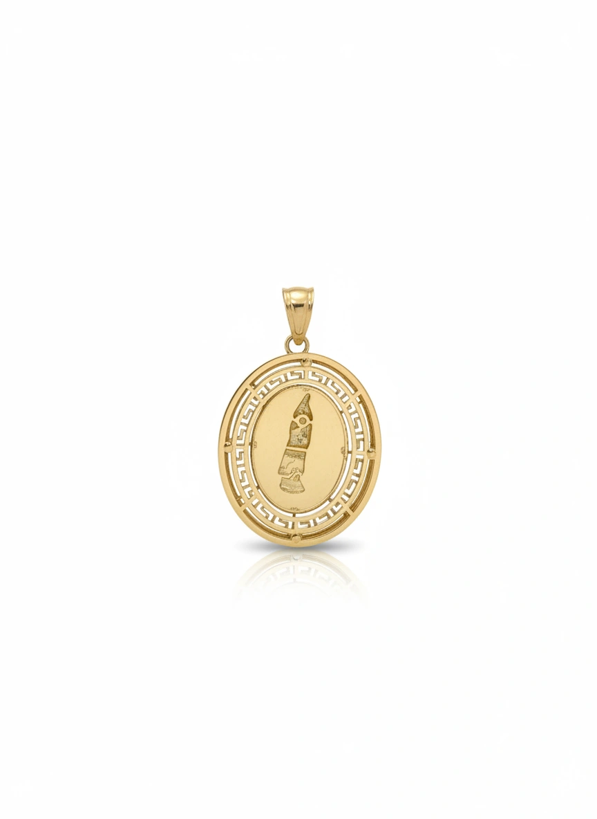 Dije de la virgen de la caridad14k