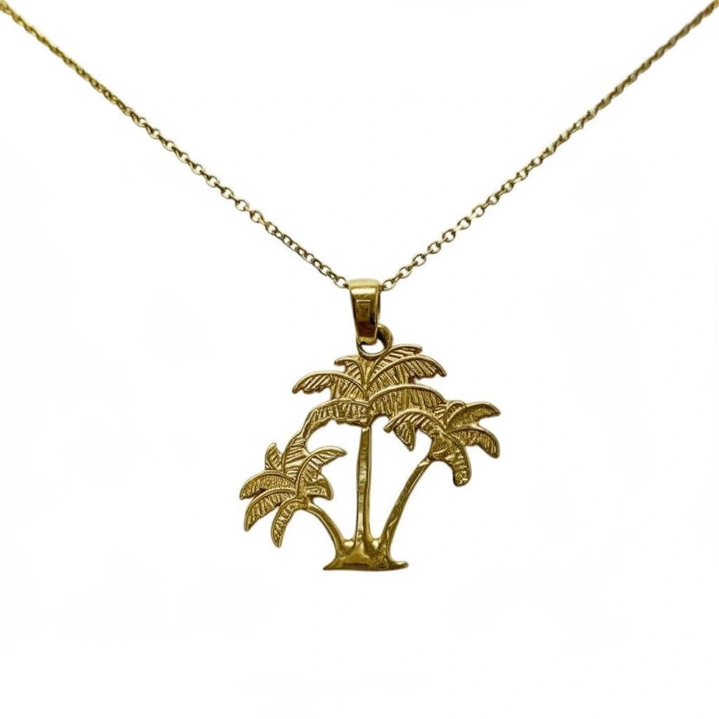 Cadena dije palmeras 14k