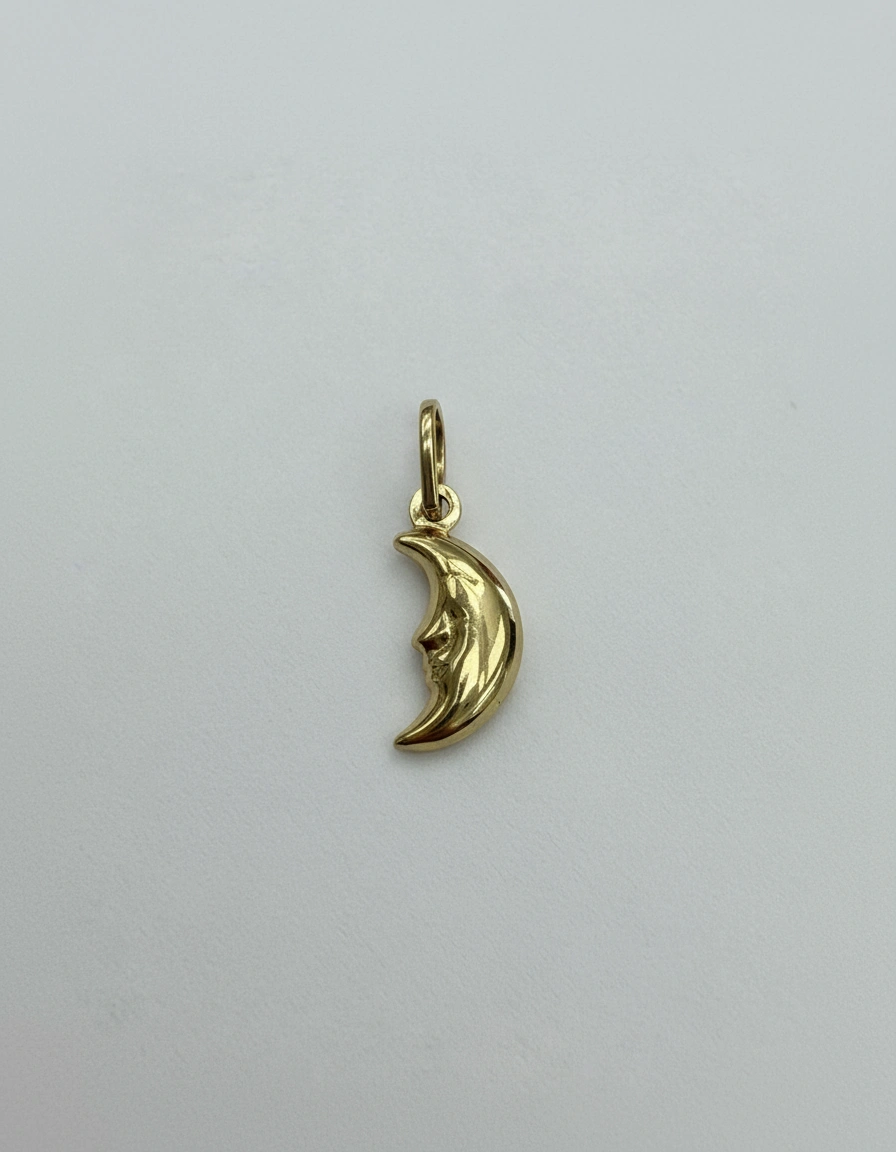 Dije de luna 14K