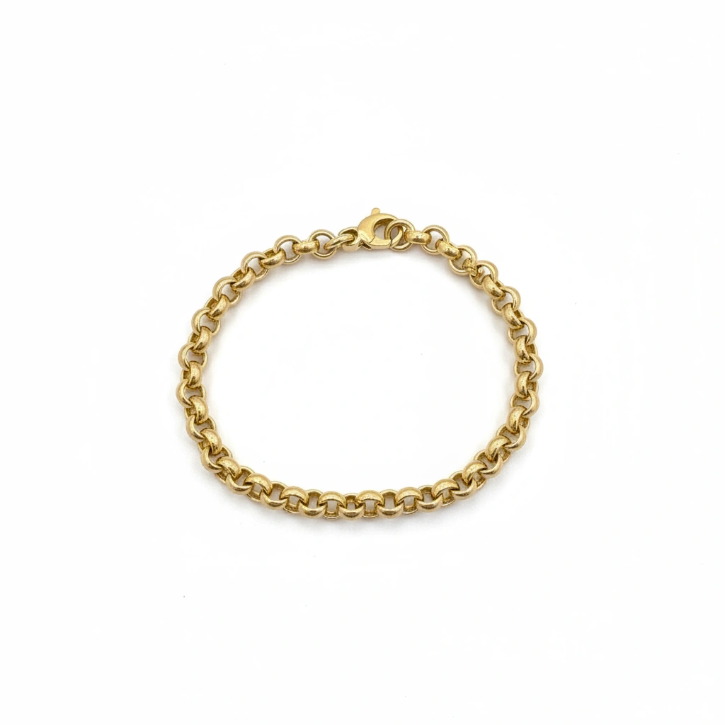 Pulsera rolo 14 k