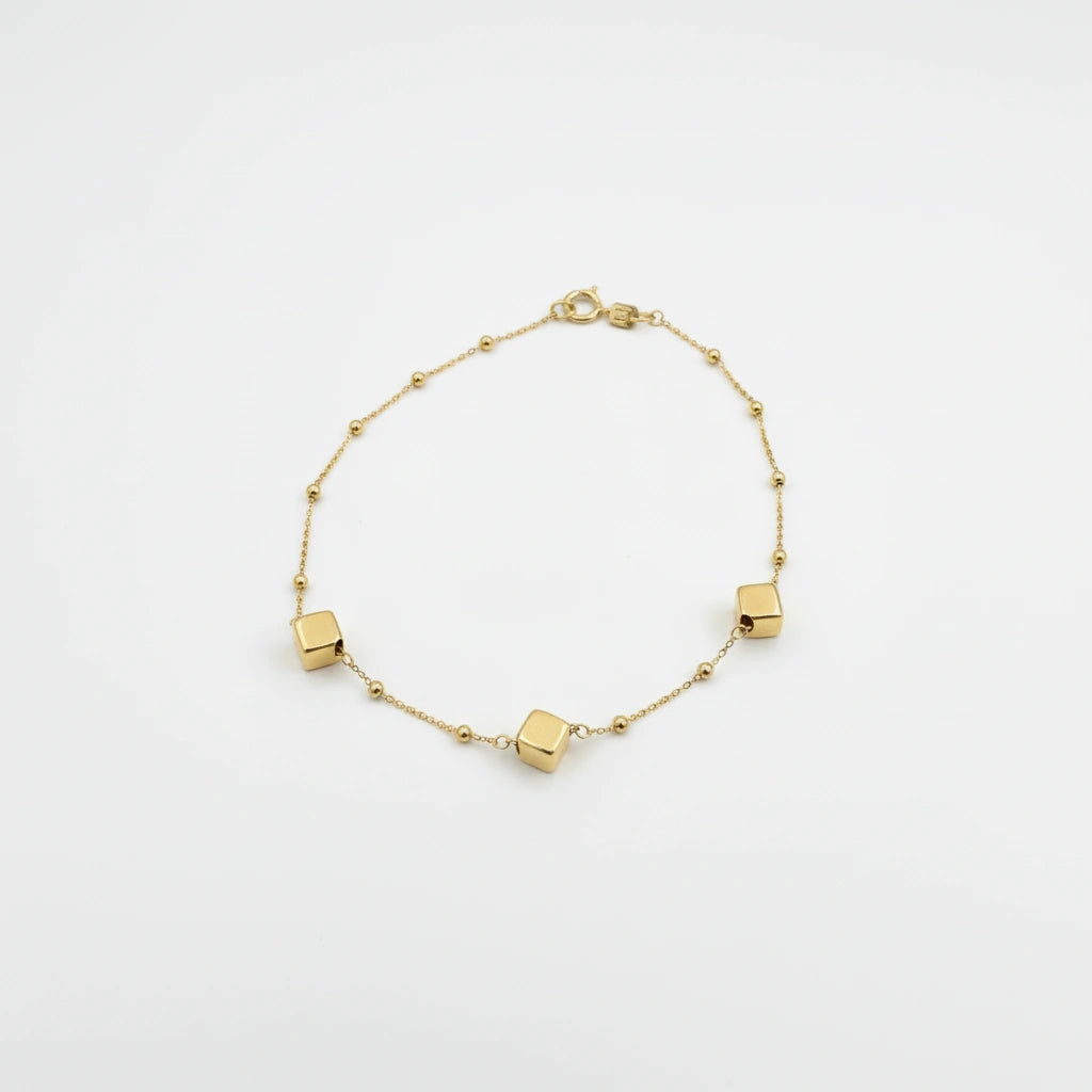 Pulsera balines 14k