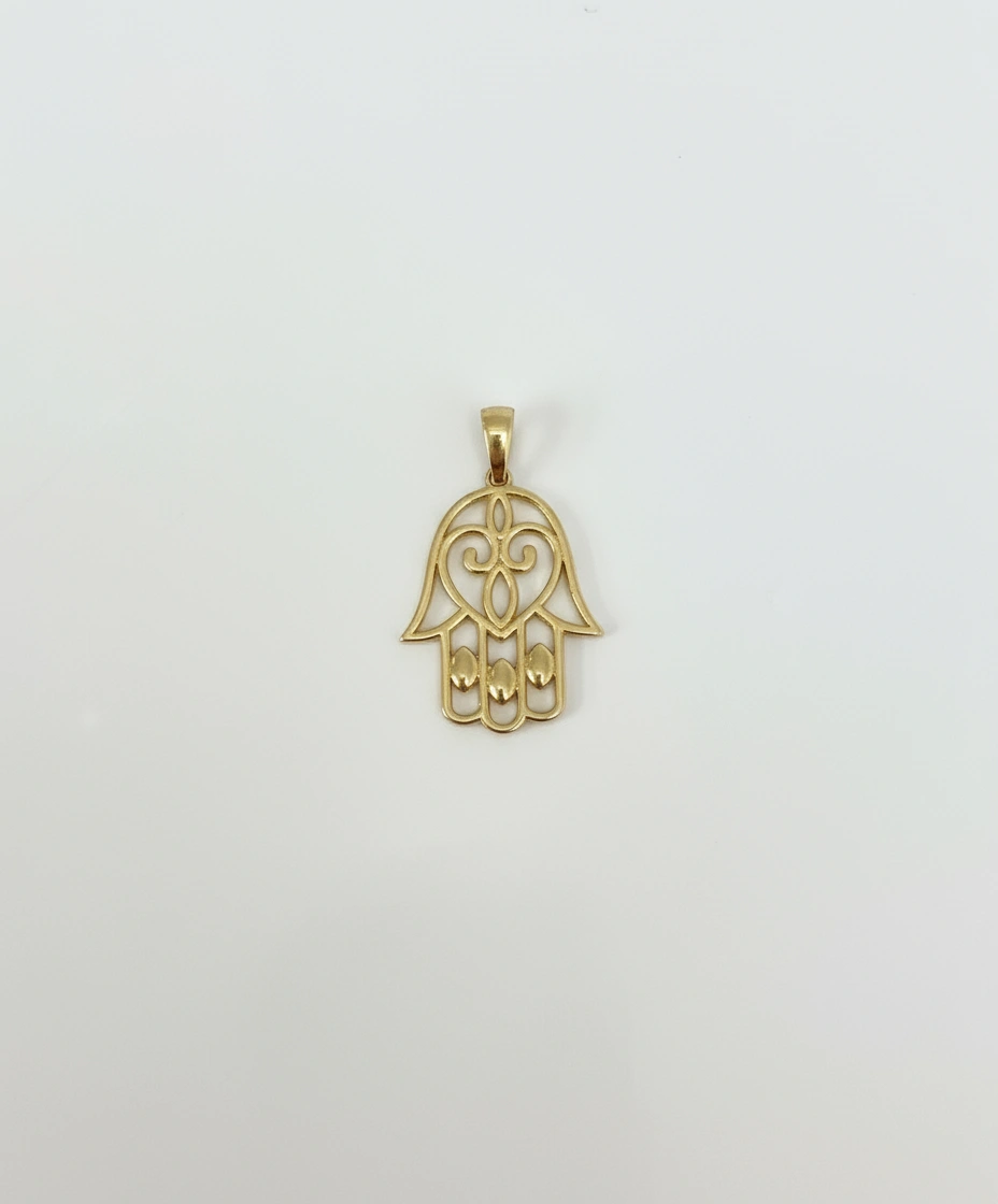 Dije de la mano de Fátima  14k