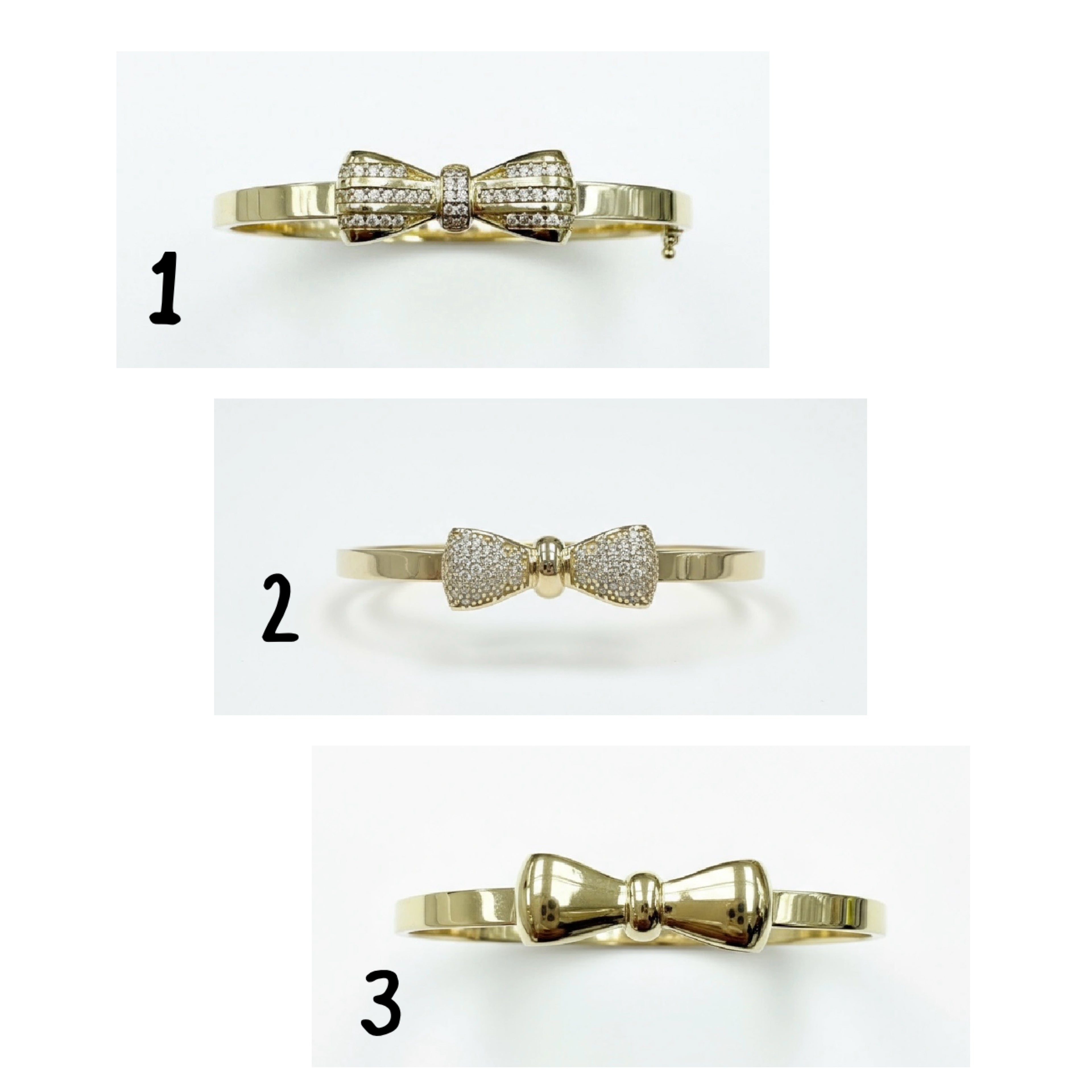 Pulsera rígida con lazo 10k